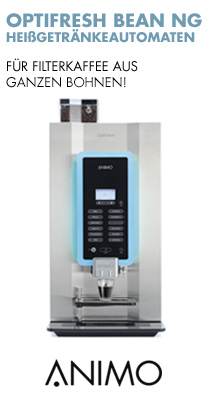Optifresh Bean NG Kaffeevollautomat mit Dauerfilter aus Edelstahl