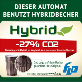 FLO - Aufkleber Hybridbecher